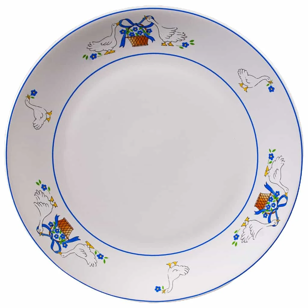 Плоска чиния 26 см Pure White с газова декорация - Master