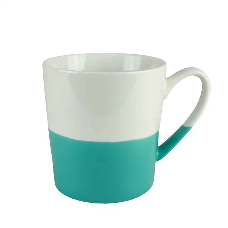 Tasse weiß/türkis, 500 ml - Master
