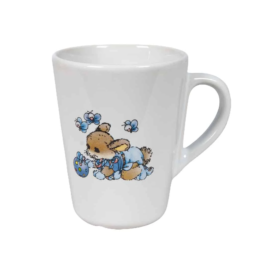 Tasse Arctic White mit Mäuse-Bienen-Dekor, 220 ml - Master