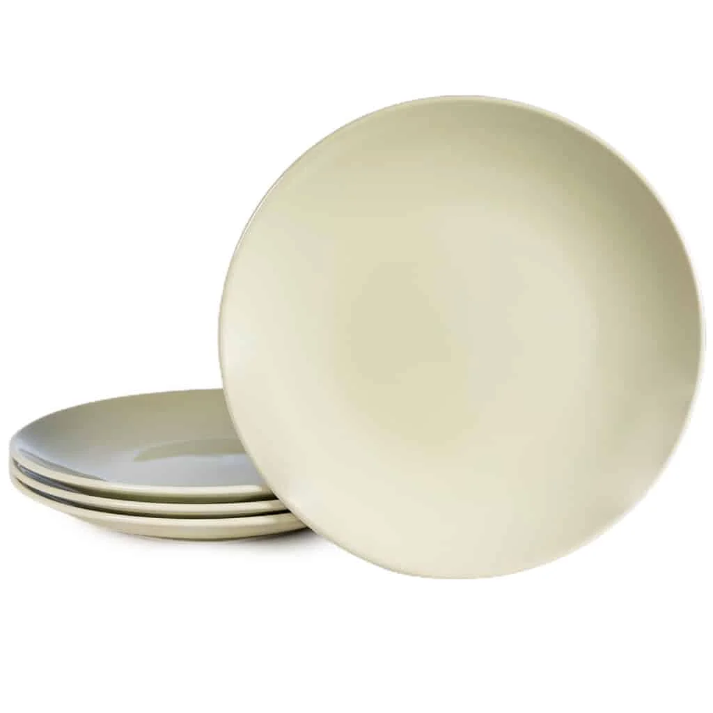 Set 4 farfurii plate Crem Ivoire, 26 cm - Master
