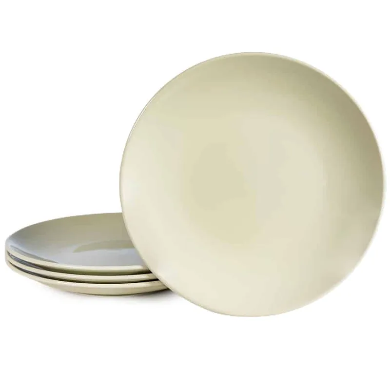 Set 4 farfurii plate Crem Ivoire, 26 cm - Master