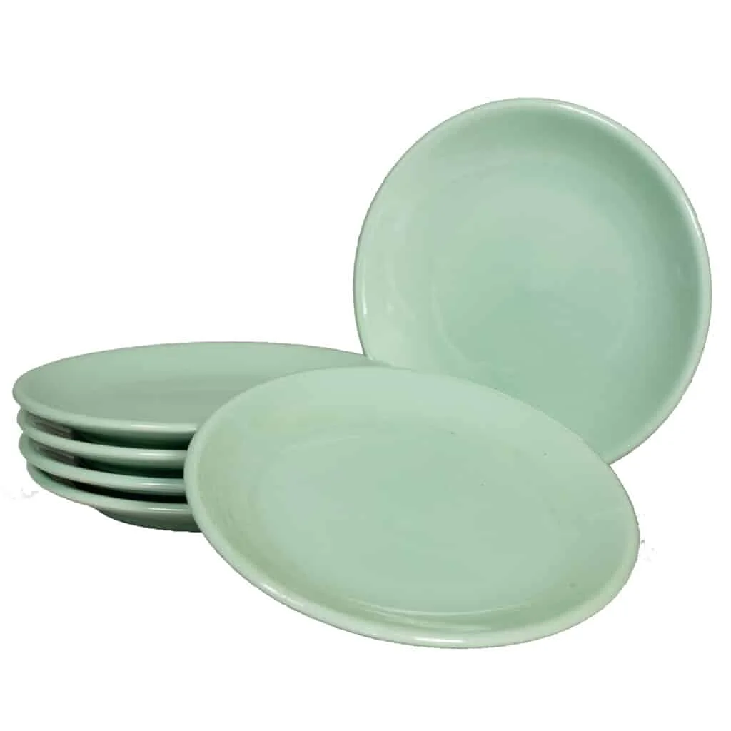 Set of 6 dessert plates, 21 cm, mint green - Master