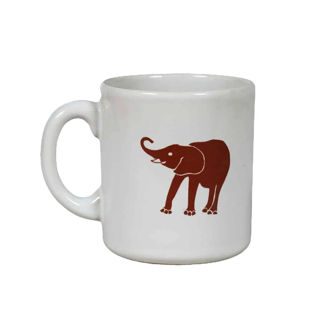 Cana Arctic White cu decor elefant, 260 ml - Master