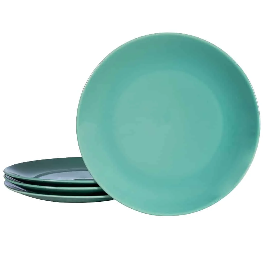 Set 4 flache Teller Turquoise Lagoon, 26 cm - Master