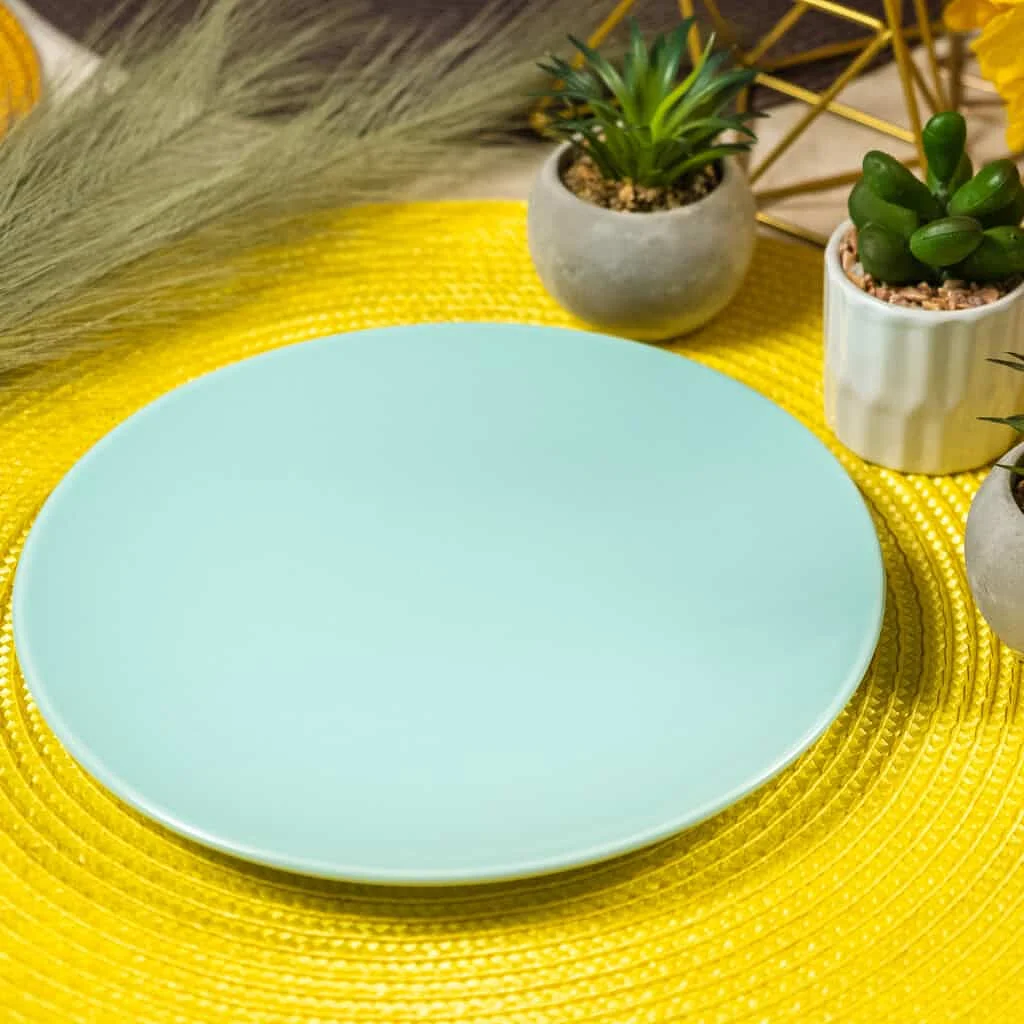 Set 4 farfurii lucioase pentru desert Mint Green - Elegance at the Table - Master