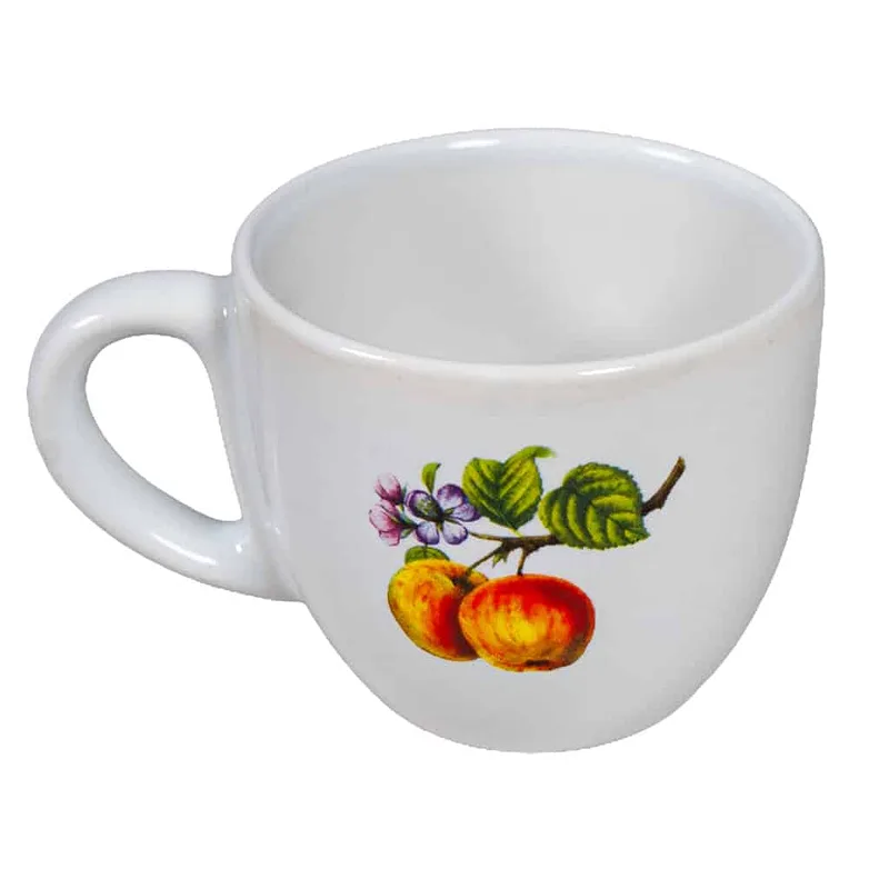Becher Arctic White mit Apple-Dekor, 200 ml - Master