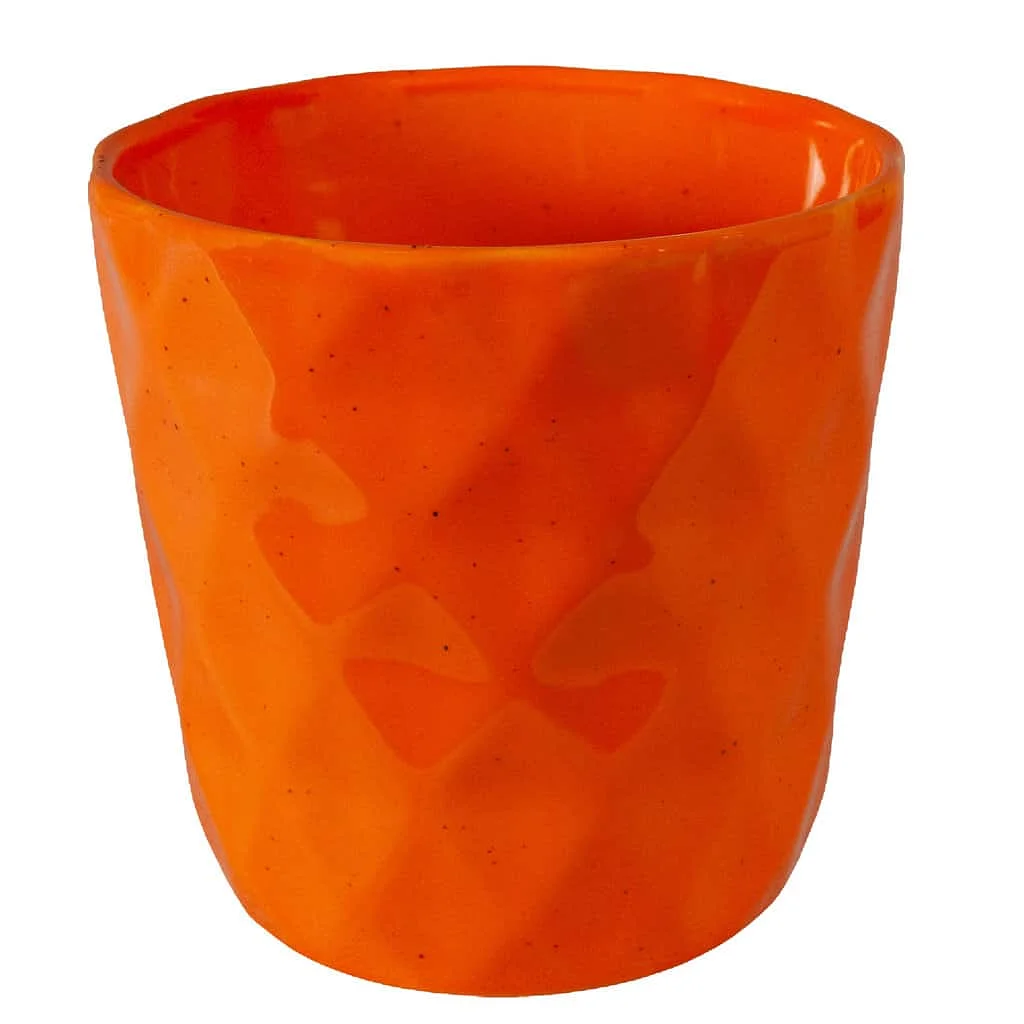 Gyémánt formájú virágcserepek, Cesiro, 12 cm, Narancs - Master