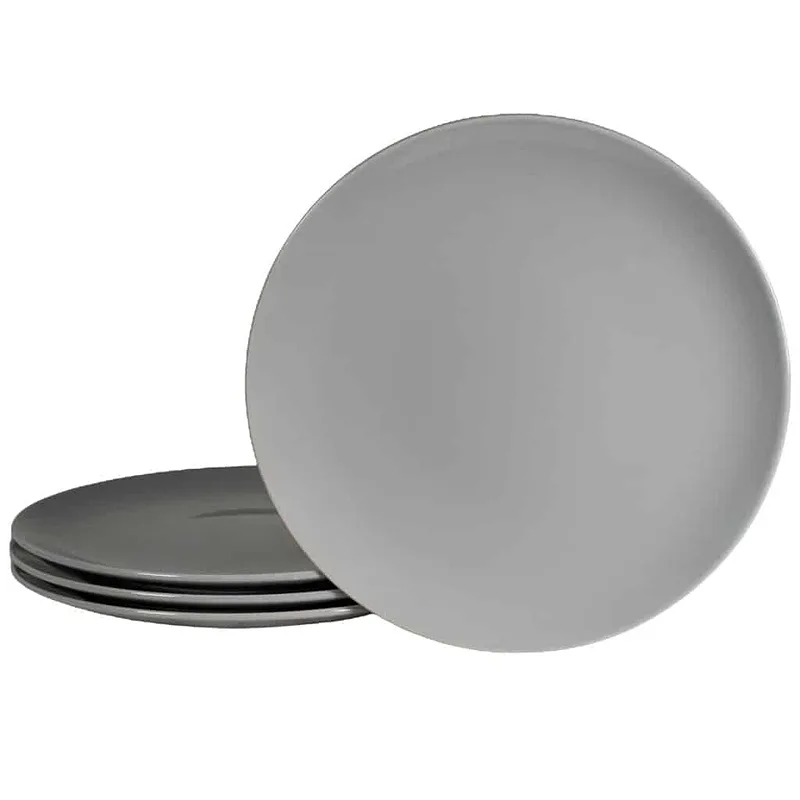 Детайл в Simplicity: Комплект от 4 плоски чинии Silver Grey - Master