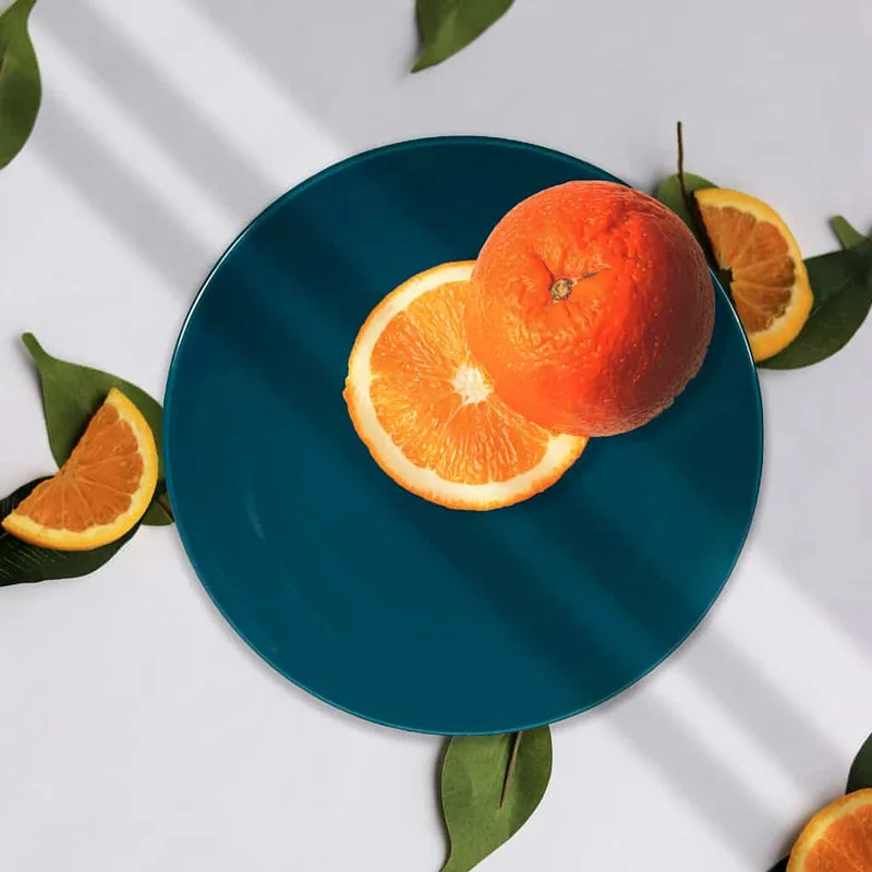 Delicii culinare cu Set de 4 farfurii de desert Turcoaz Inchis - Master