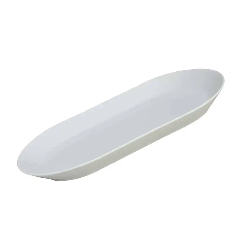 Platou Portelan Alb 38 x 21 x 4 cm - Master