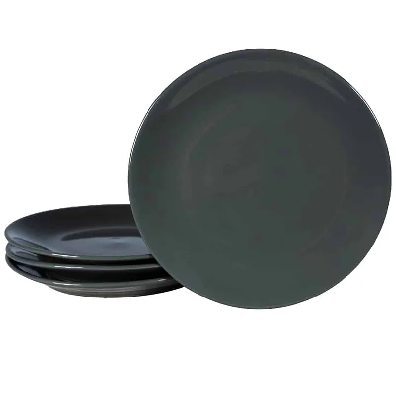 Set 4 farfurii de desert gri fier, 20 cm - Master