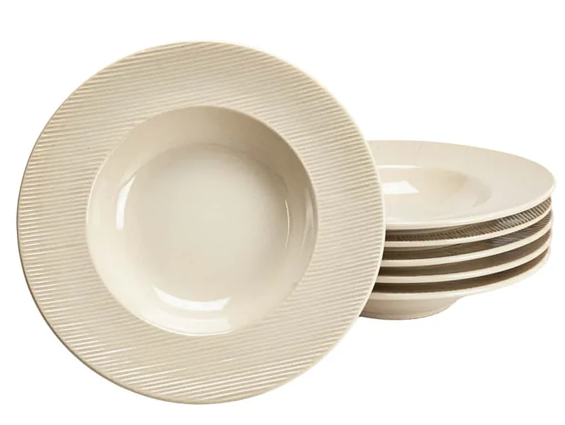 Σετ 6 βαθιών πιάτων Cream Latte, Ø 24 cm - Master