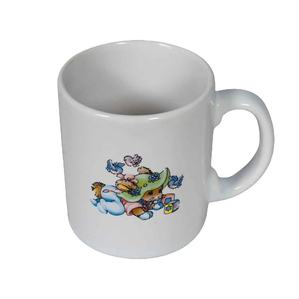 Cana alb arctic cu decor mouse, 260 ml - Master