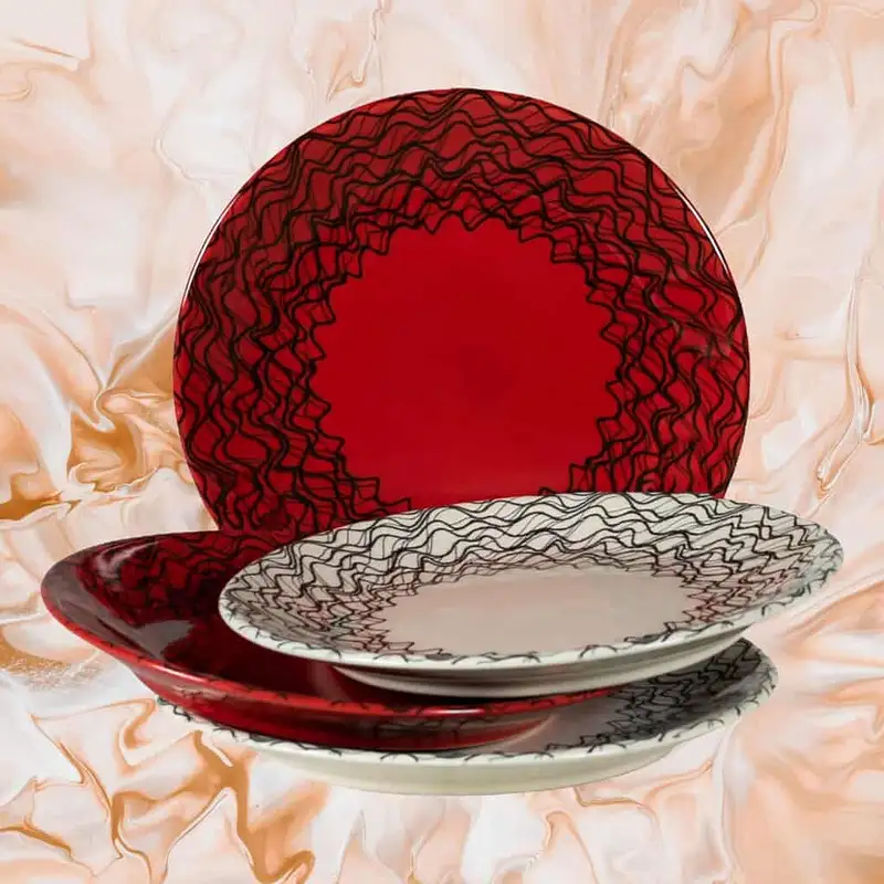 Set de 4 farfurii pentru desert: Bucurați-vă de gusturi rafinate - Master