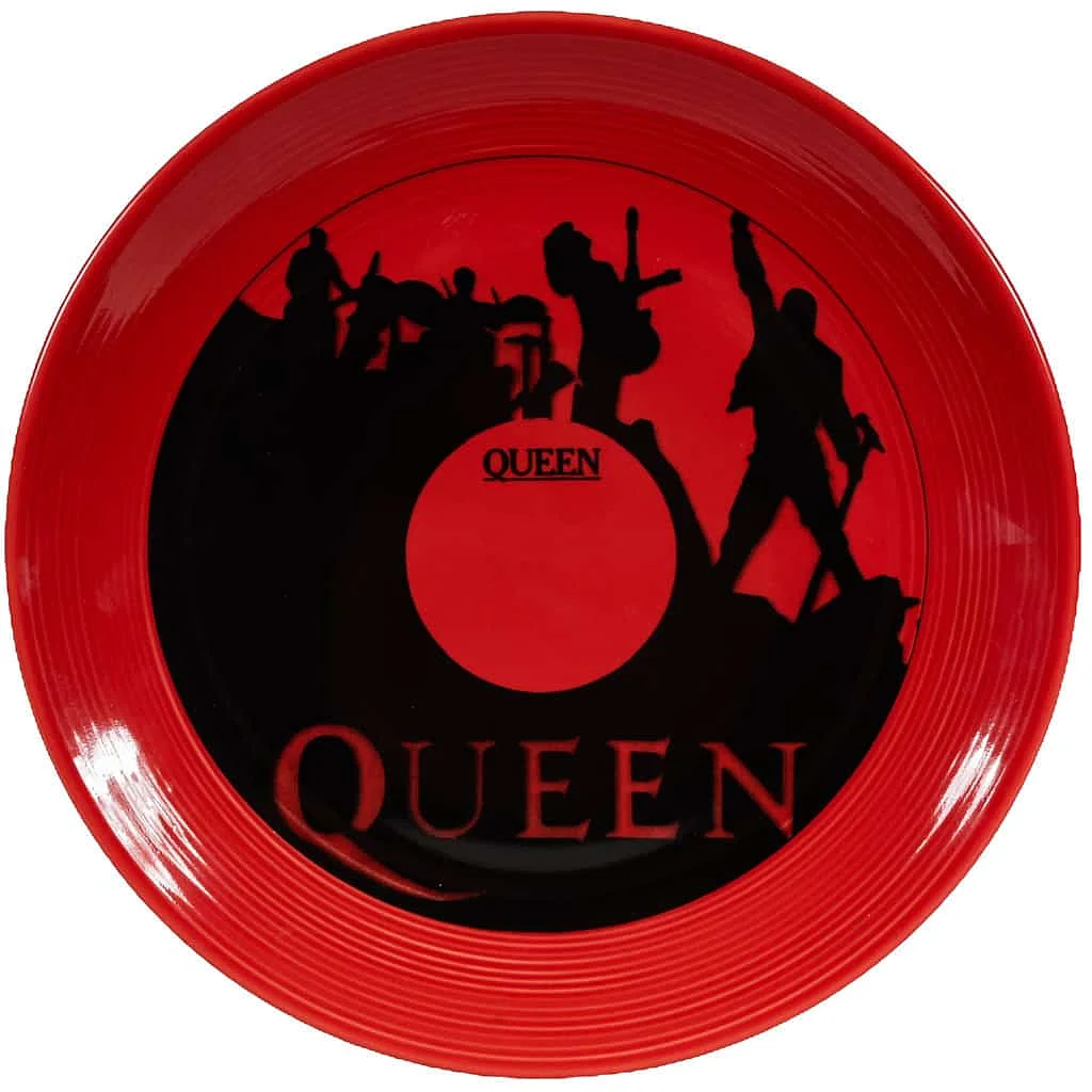 Плоска чиния QUEEN, 26 см, наситено червено - Master
