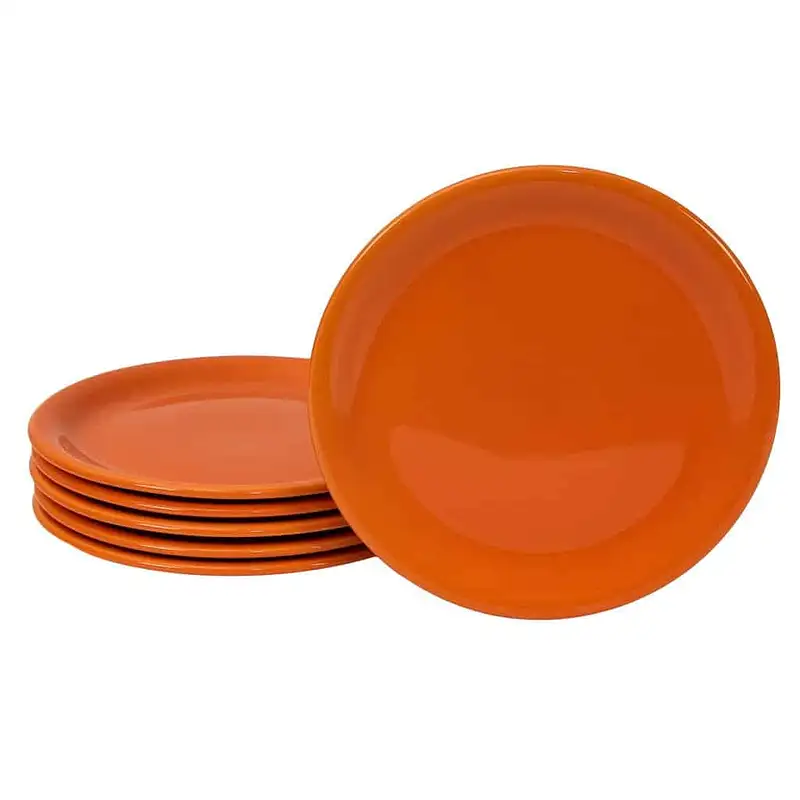 Set 6 Dessertteller Orange, 19,5 cm - Master