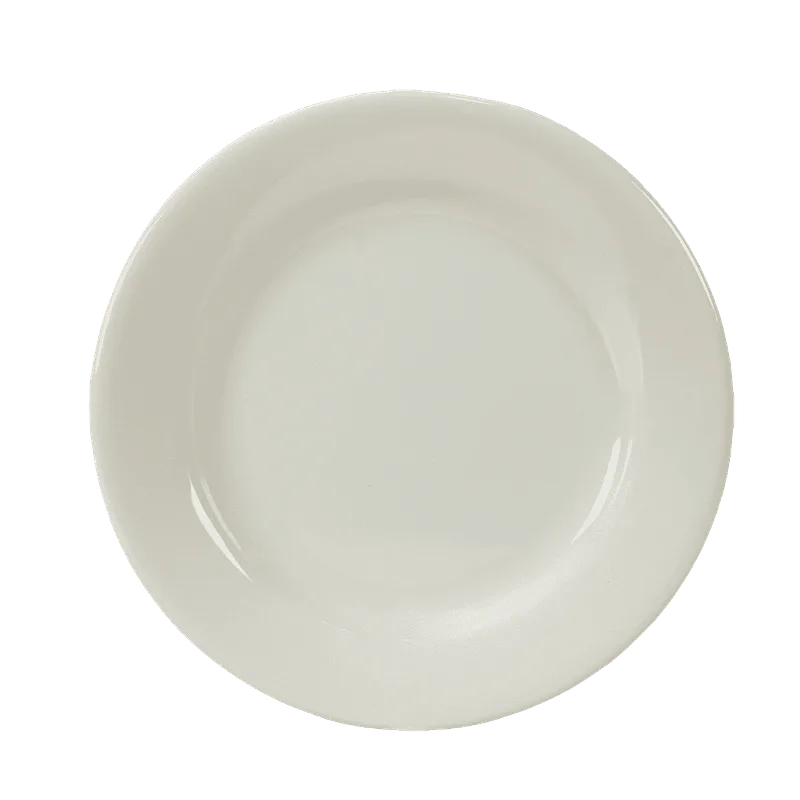 Glossy white dessert plate, 19 cm - Master