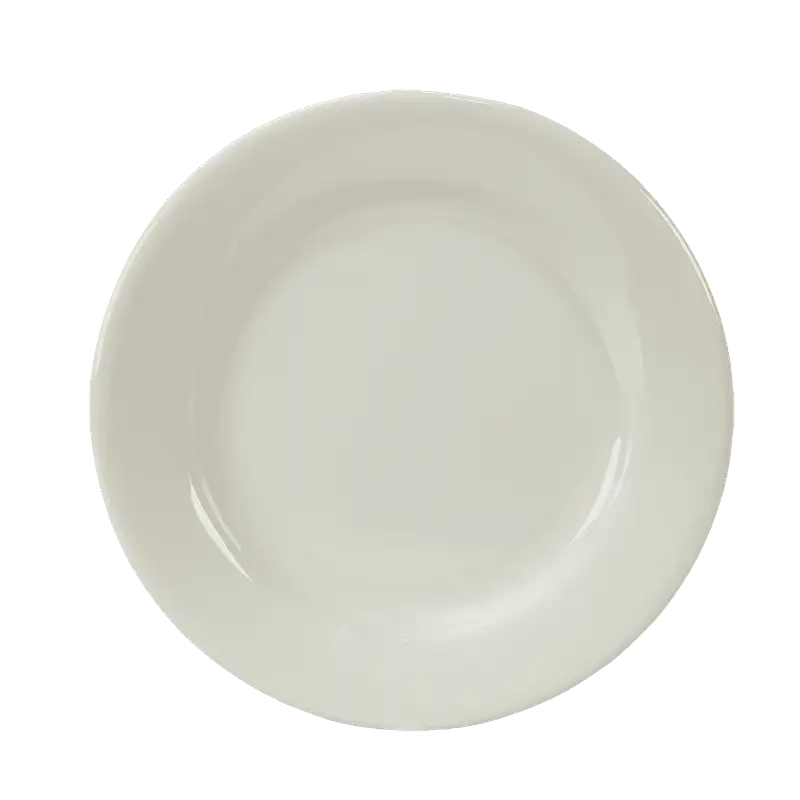 Glossy white dessert plate, 19 cm - Master