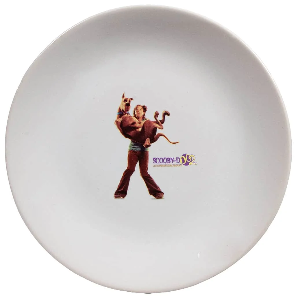 Dessert plate with ScoobyDoo and Shaggy, 19.5 cm, Pure White - Master