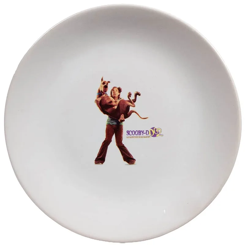 Farfurie de desert cu ScoobyDoo si Shaggy, 19,5 cm, Pure White - Master