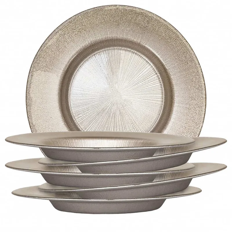 Set 6 Suppenteller Sticla Aur, 21 cm - Master