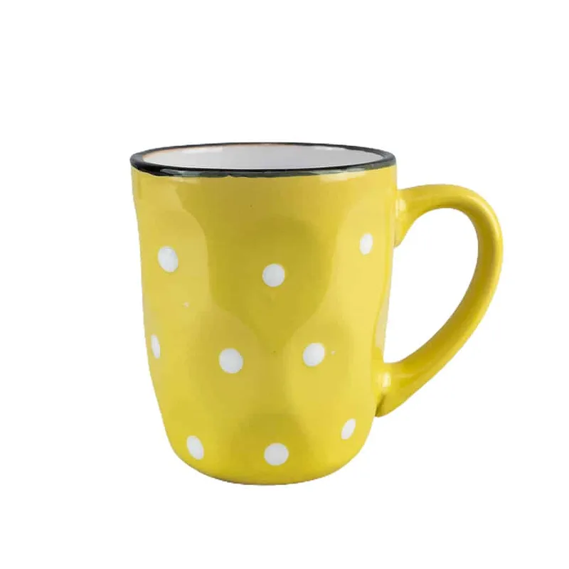 Cana cu puncte albe, 200 ml, Galben - Master