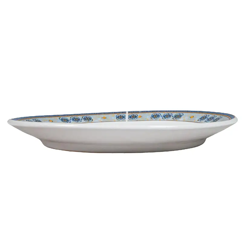 Πιάτο γλυκού με κορδέλα λουλουδιών, 19,5 cm, Pure White - Master