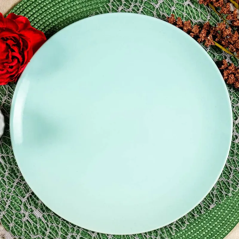 Frische Farben: Set mit 4 leuchtend minzgrünen Tellern - Master