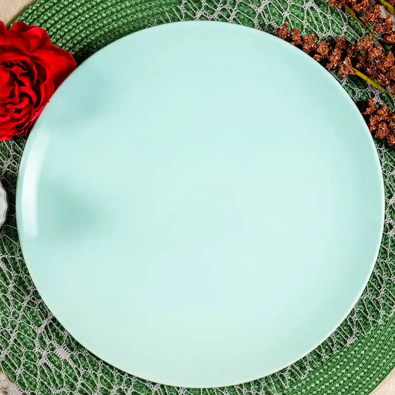 Frische Farben: Set mit 4 leuchtend minzgrünen Tellern - Master