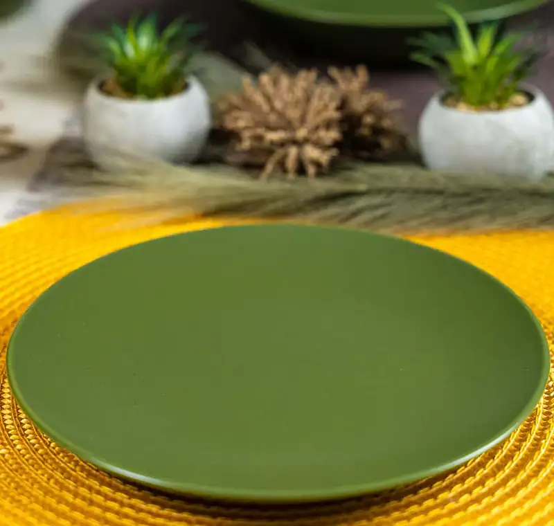 Delicii în Verde: Setul de 4 Farfurii pentru Desert - Master