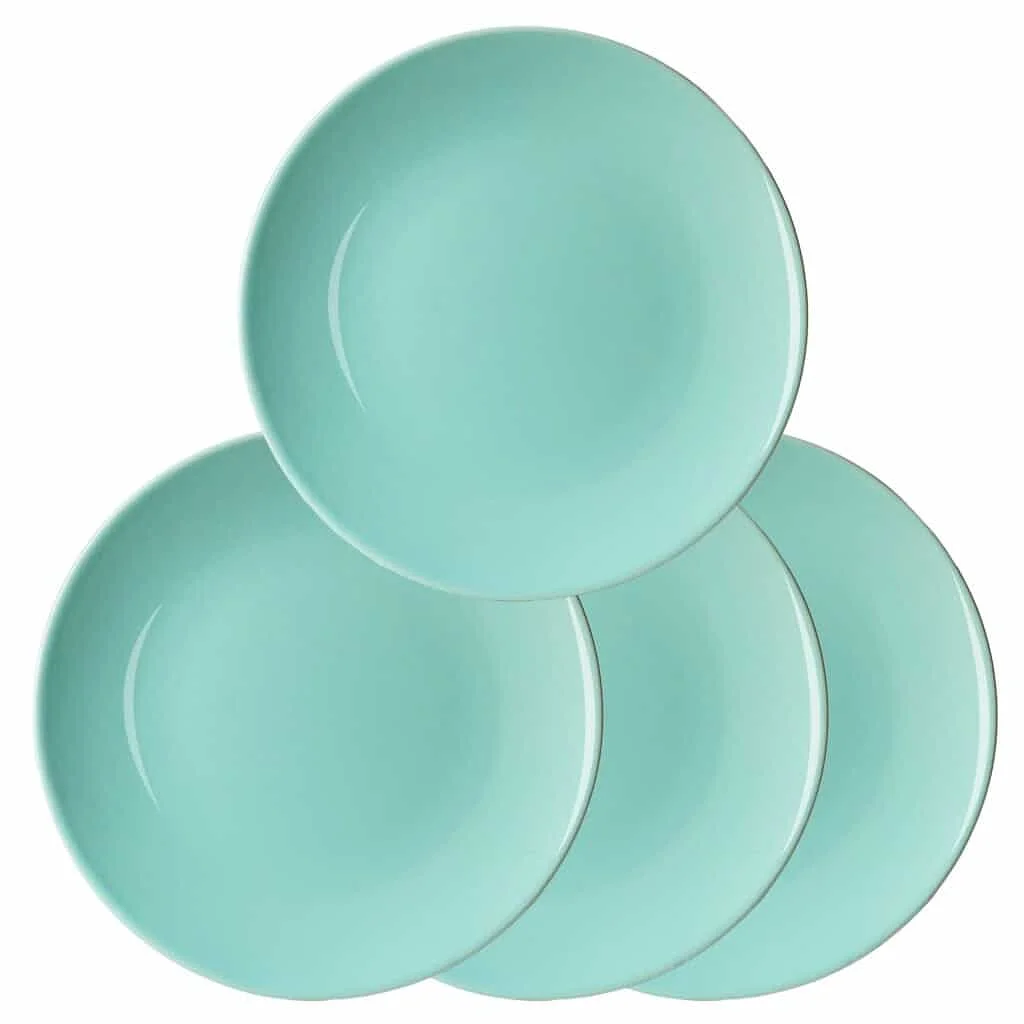 Set 4 farfurii lucioase pentru desert Mint Green - Elegance at the Table - Master