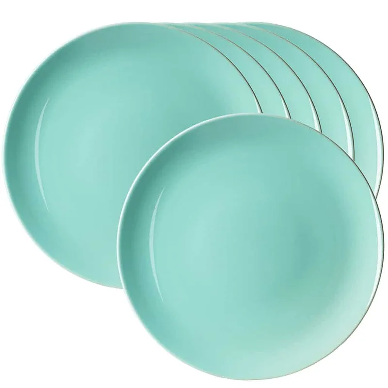 Set 6 farfurii plate Mint Green Glossy, 27 cm - Master