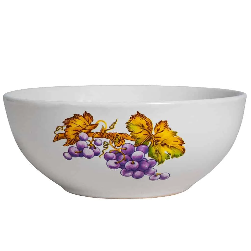 Bowl with grape decor, 400 ml, Arctic White - Master