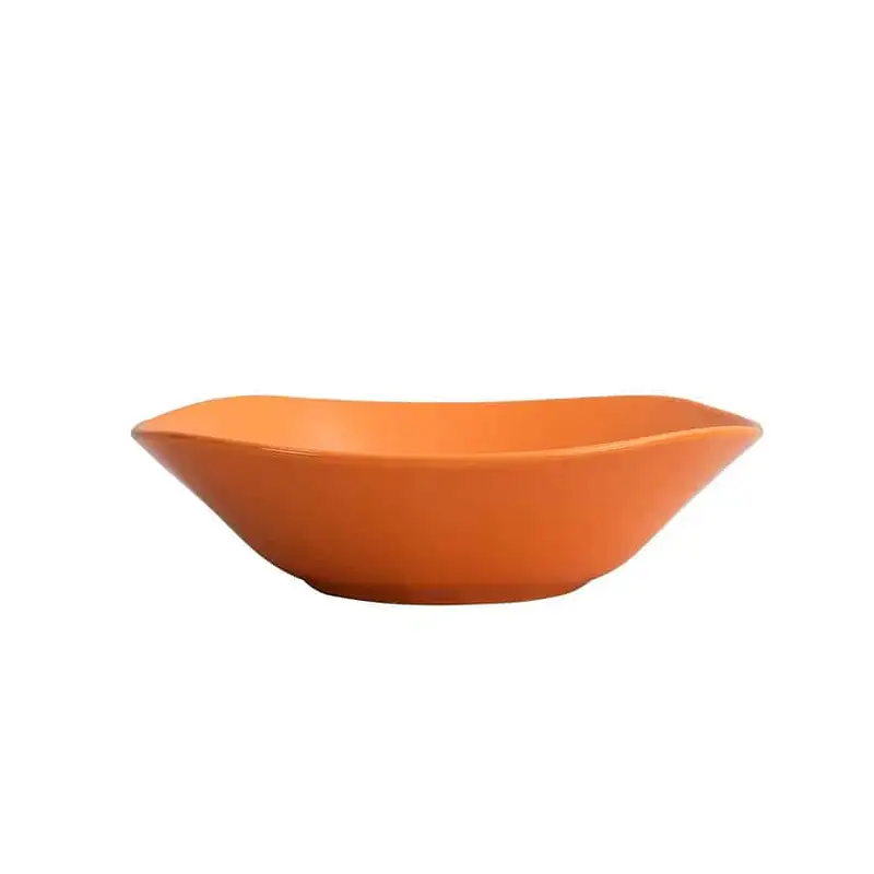 Négyzet alakú salátástál 1300 ml, narancs - Master