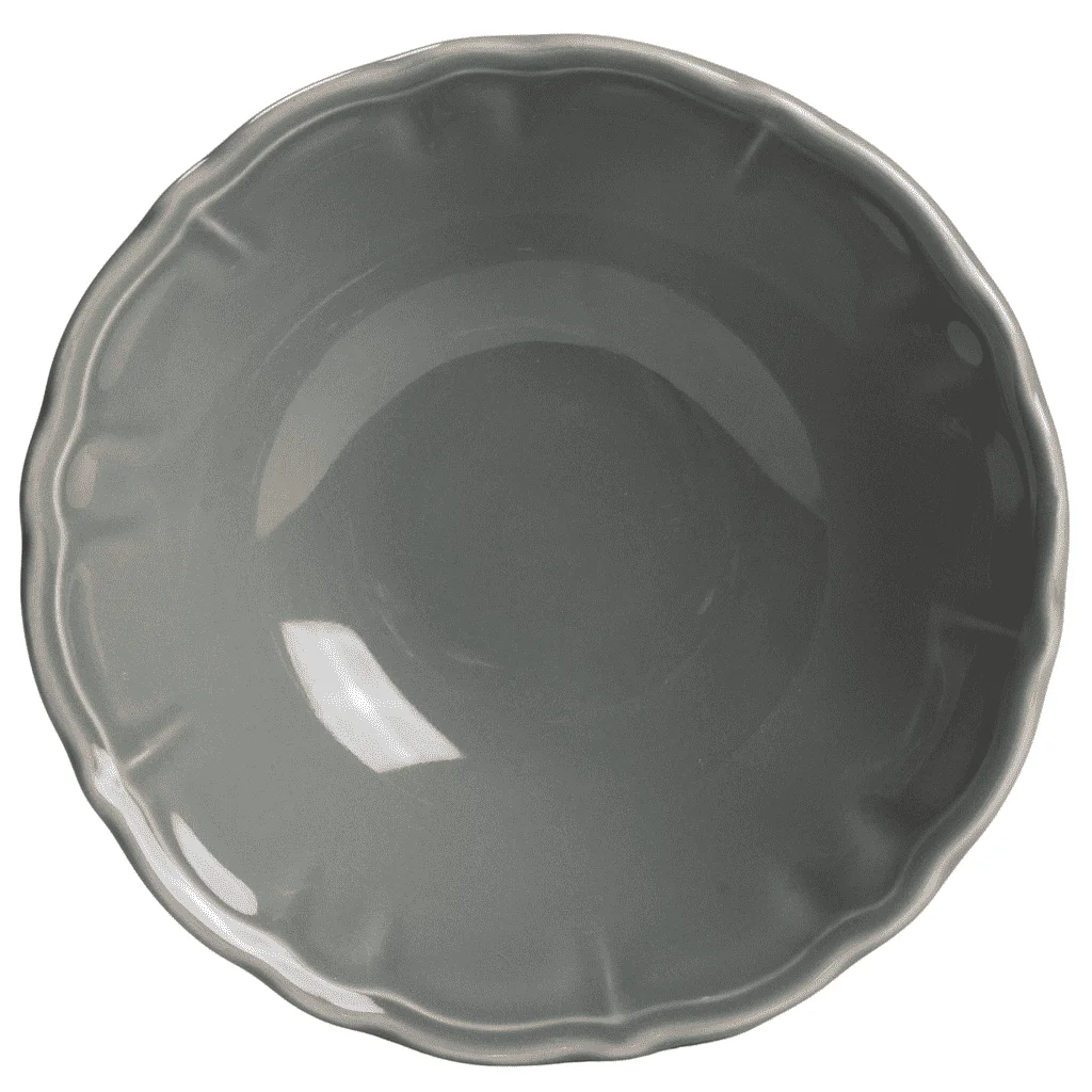 Modern dizájnú tál 350 ml szürke fém - Master