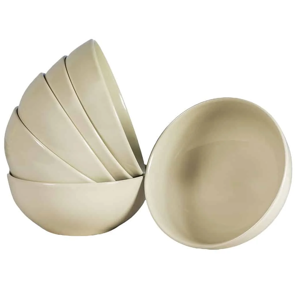 Set 6 boluri Ivoire Cream, 400 ml - Master