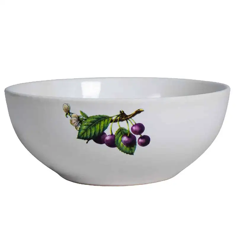 Bol Arctic White de 400 ml, cu decor cireșe - Master
