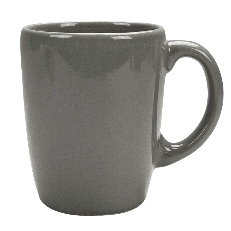 Keramiktasse mit rundem Muster, 300 ml, Metal Grau - Master