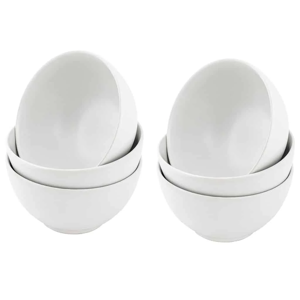 Set 6 boluri de 600 ml, Alb Arctic Mat - Master