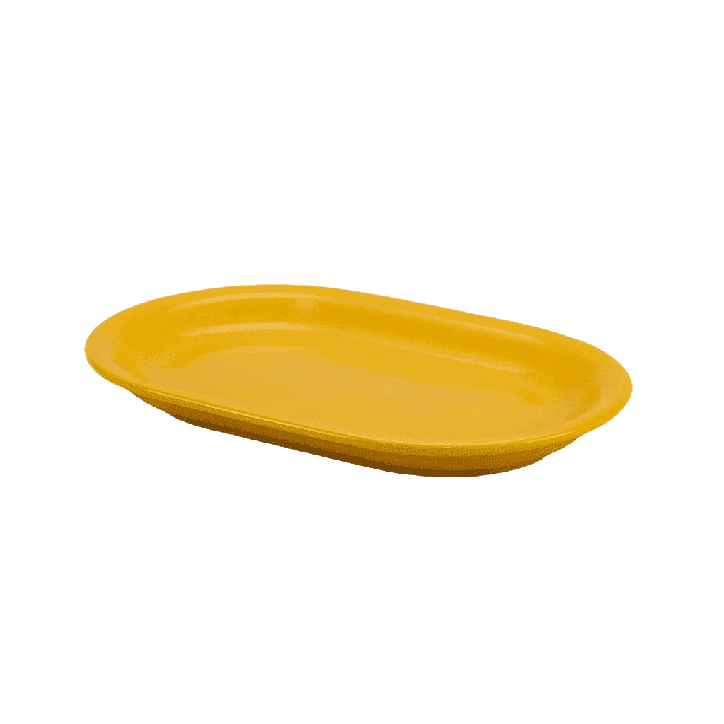 Yellow plate 23.5x15 cm - Master