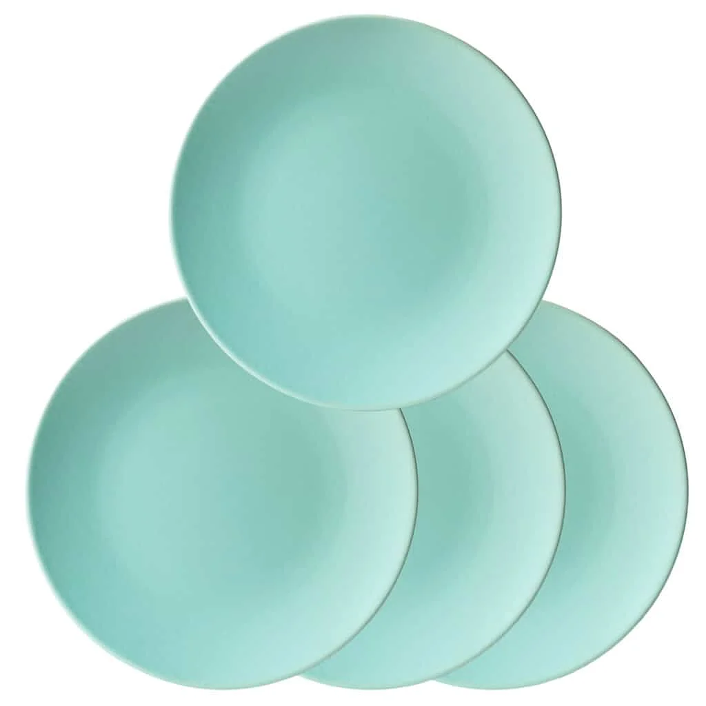 Set mit 4 Tellern Mint Green Mat: Dolce Delights with Style - Master