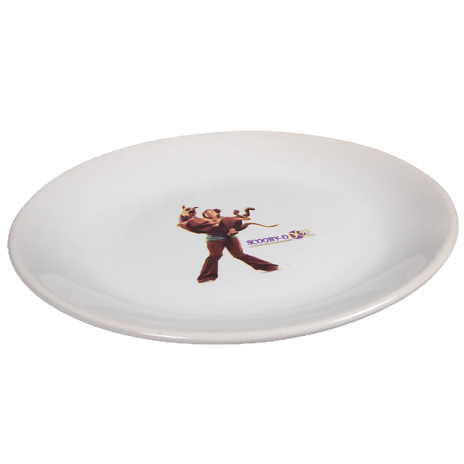 Dessert plate with ScoobyDoo and Shaggy, 19.5 cm, Pure White - Master