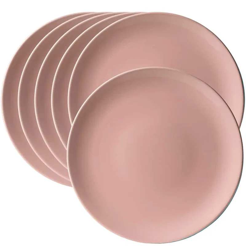 Set 6 farfurii plate Shiny Pink, 27 cm - Master