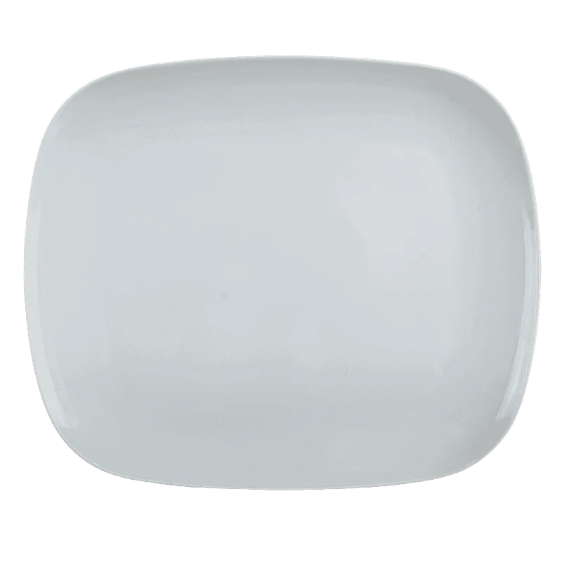 White porcelain plate, 27 x 32 cm - Master