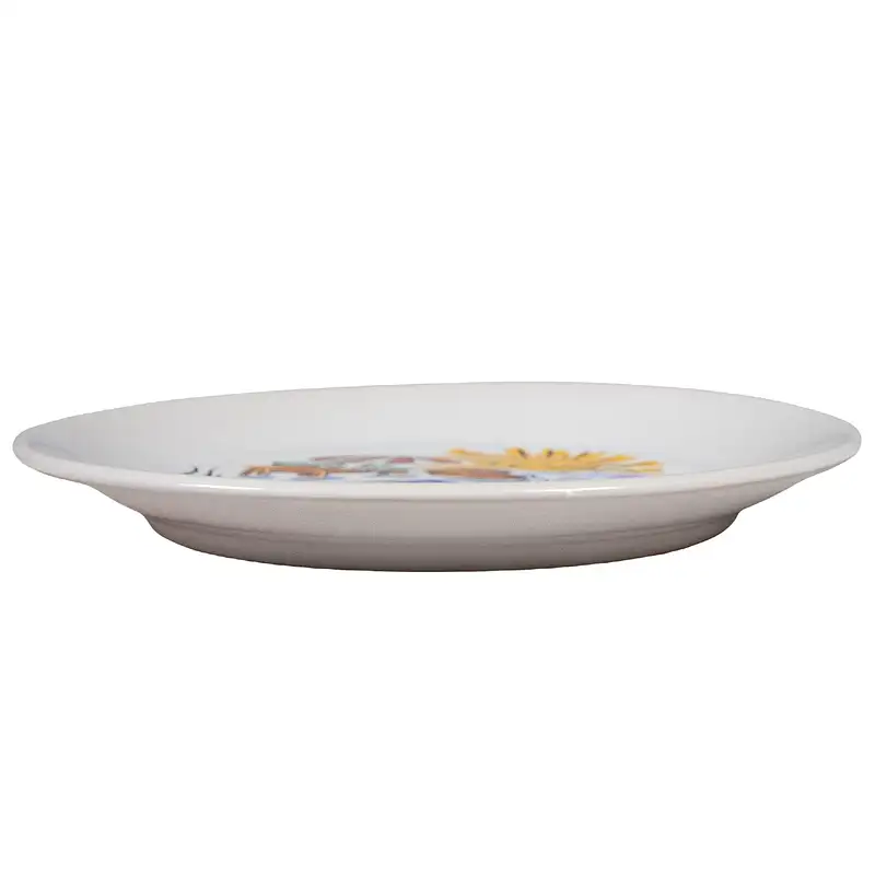 Dessert plate with holiday decoration, 19.5 cm, White - Master