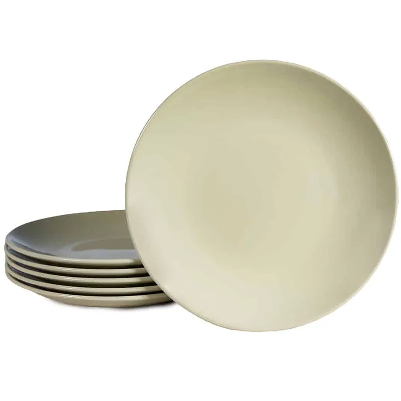 Set 6 farfurii plate Crem Ivoire, 26 cm - Master