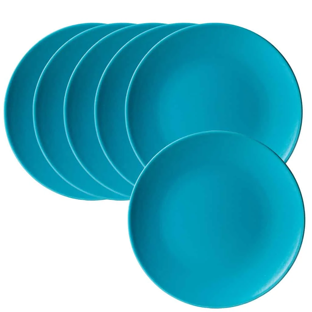 Set 6 Dessertteller Blue Lagun Mat, 20 cm - Master