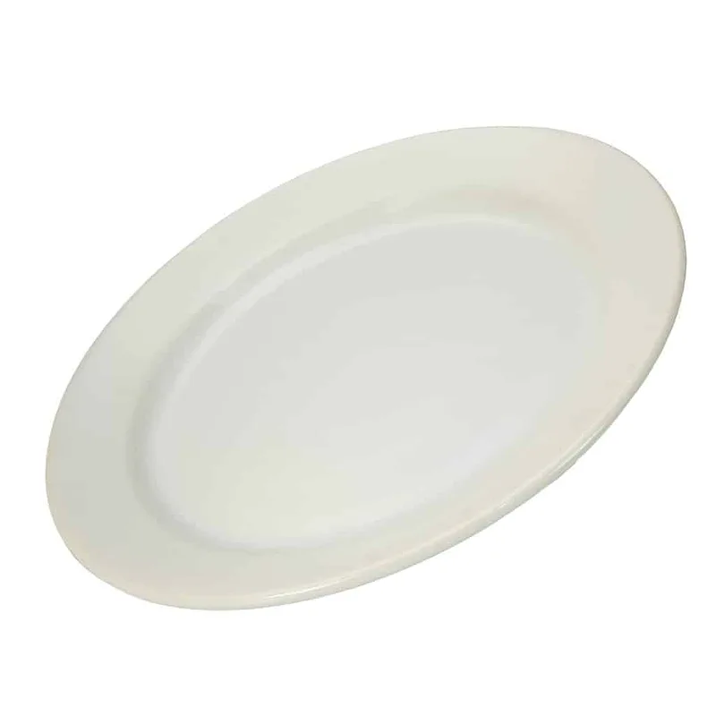 Extended plate, Cesiro, 25 cm, White - Master