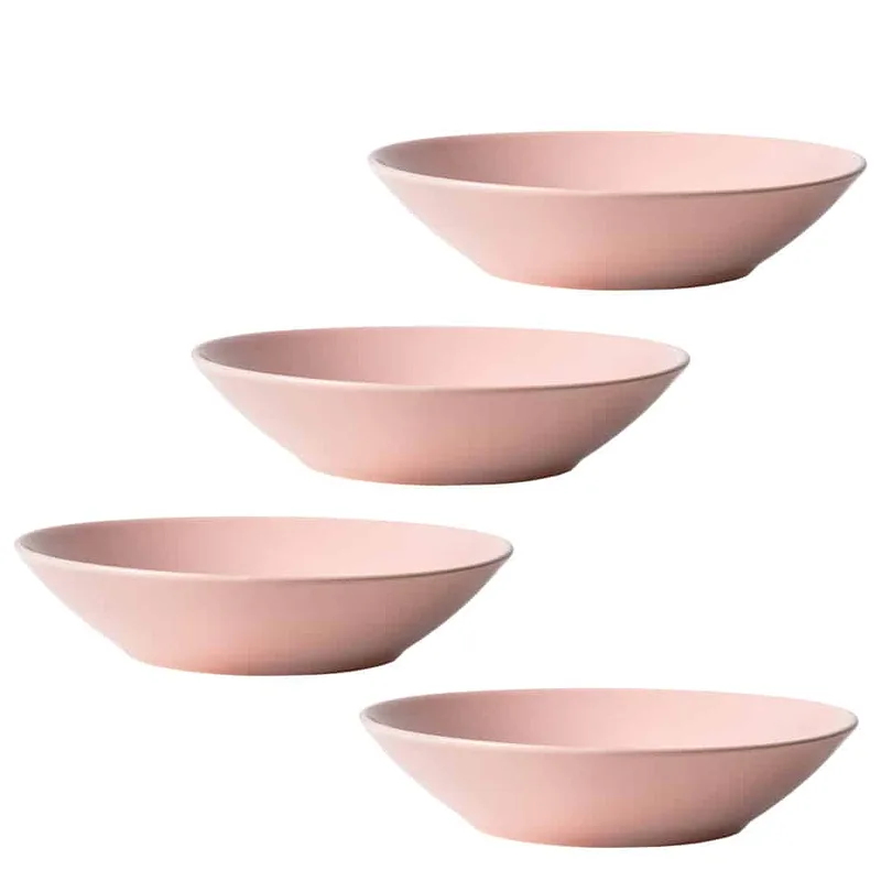 Σετ 4 βαθιές πλάκες, 21 cm, Glossy Pale Pink - Master