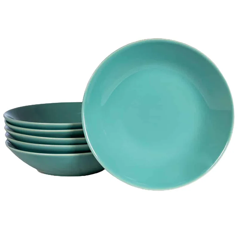 Set 6 farfurii adanci 21 cm Turquoise Lagoon - Master